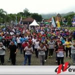 HUT Armada RI 2018, Alun - Alun Cilacap Menjadi Lautan Pesepeda Santai