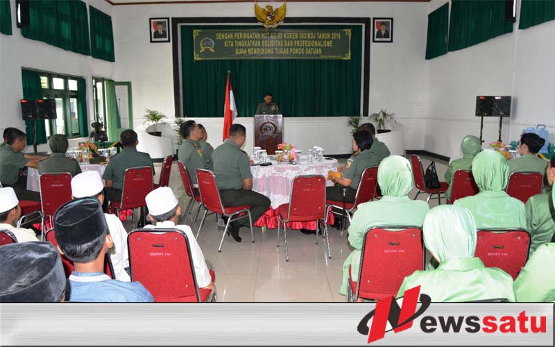 HUT Korem Baladhika Jaya ke-55 Menjadi Sarana Refleksi dan Evaluasi Diri HUT Korem Baladhika Jaya ke-55 Menjadi Sarana Refleksi dan Evaluasi Diri