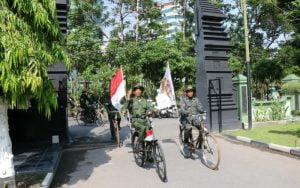 Komunitas Sepeda Kuno Patriot Sejati Datangi Korem 084 Bhaskara Jaya
