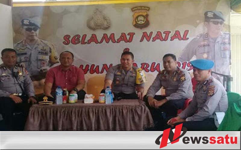 Kapolres Ogan Komering Ilir Pantau Kesiapan Pospam Natal Dan Tahun Baru 2019
