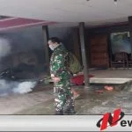 Musim Hujan, TNI Tulunggaung Berantas Nyamuk Demam Berdarah
