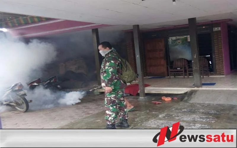 Musim Hujan, TNI Tulunggaung Berantas Nyamuk Demam Berdarah