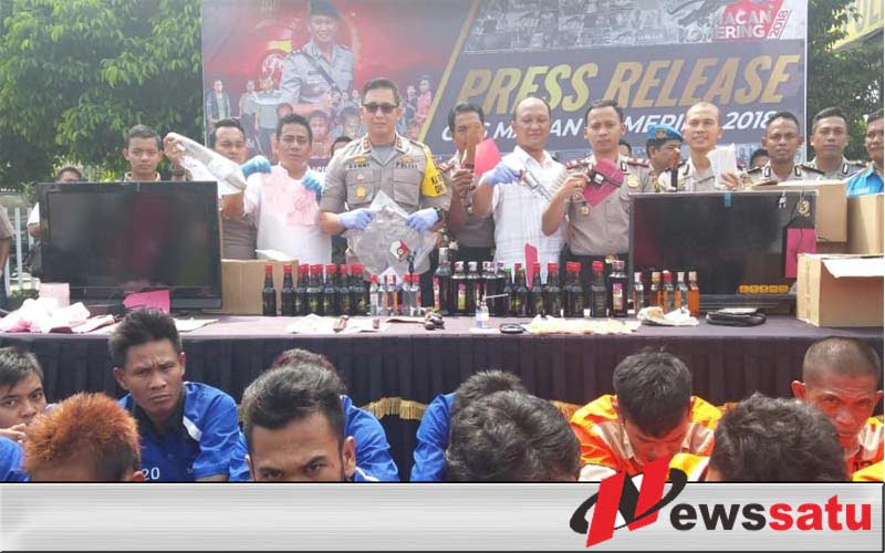 Operasi Macan, Polres Ogan Komering Ilir Amankan Pelaku Curas Dan Narkoba