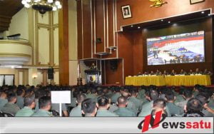 779 Babinsa Dikumpulkan di Gedung Balai Prajurit Kodam Brawijaya