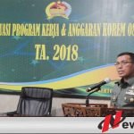 Danrem Evaluasi Program Kerja Korem 082 CPYJ Tahun 2018