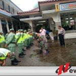 Jelang Pilkades Serentak, Babinsa Adipala Latih Kesiapan Linmas