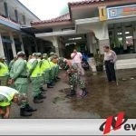 Jelang Pilkades Serentak, Babinsa Adipala Latih Kesiapan Linmas