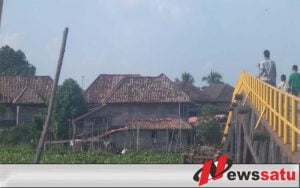 Jembatan Penghubung Dua Desa Di Ogan Komering Ilir Memprihatinkan