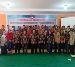KPU Kabupaten OKI Lantik Anggota PPK Dan PPS DI 18 Kecamatan