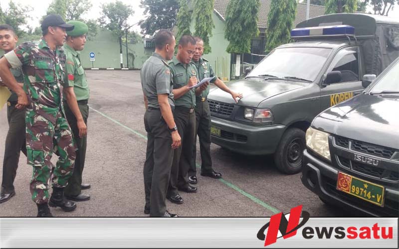 Kendaraan Dinas Korem 084 Bhaskara Jaya Ditertibkan