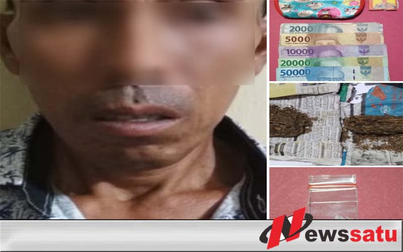 Simpan Ganja Siap Edar, Warga Ogan Komering Ilir Ditangkap Polisi