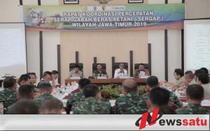 TNI AD Dukung Percepatan Serap Gabah Di Jawa Timur