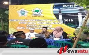 Inilah Hasil Reses Ketua Fraksi Partai Golkar DPRD Kota Probolinggo