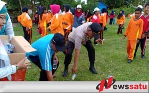 500 Orang Di Desa Catur Tunggal OKI Gelar Bersih-bersih