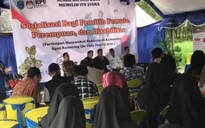 KPU OKI Beri Pendidikan Politik pada Pemilih Pemula