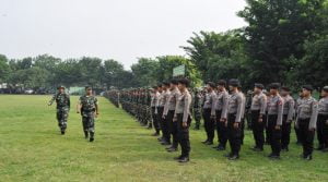 Kasrem 082 CPYJ Jadi Saksi Pembukaan Latihan Pengamanan Pemilu 2019