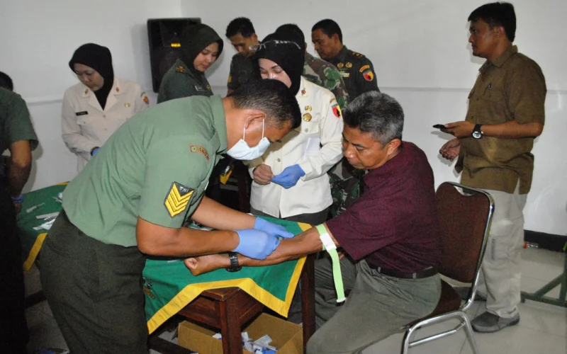 Lakesmil Puskesad Sosialisasikan Bahaya HIV AIDS