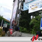 Satpol PP Pamekasan Lakukan Penertiban Reklame