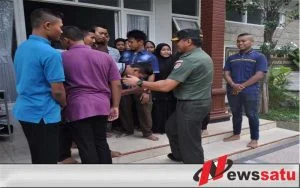 Tiba di Mojokerto, Brigjen Gathut Disambut Kepala Staf Korem 082 CPYJ