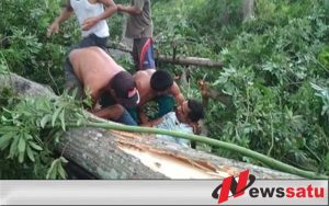 Angin Puting Beliung Sapu Rumah dan Pom Bensin di Probolinggo