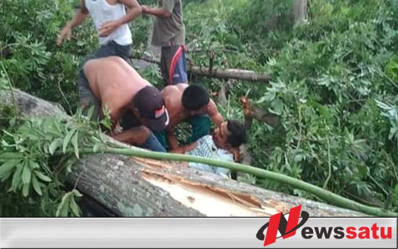 Angin Puting Beliung Sapu Rumah dan Pom Bensin di Probolinggo