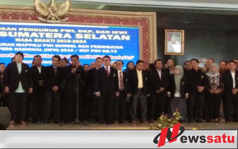 Bupati OKI Hadiri Pelantikan Pengurus PWI Sumatera Selatan