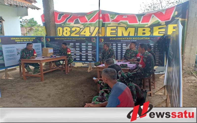 Danki Satgas Evaluasi Kinerja Personel TMMD JemberDanki Satgas Evaluasi Kinerja Personel TMMD Jember