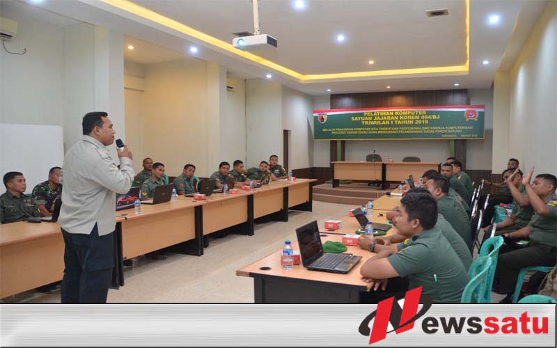 Danrem 084 Bhaskara Jaya Minta Prajurit dan PNS Korem Melek Teknologi