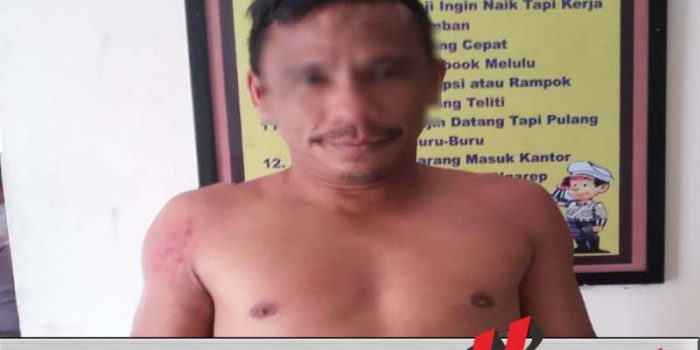 Diduga Curi Kotak Amal, Pria Ini Nyaris Dihakimi Warga Di Ogan Komering Ilir