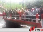 Jembatan Dusun Karang Kebun, Sudah Bisa Dilalui Kendaraan Roda Empat