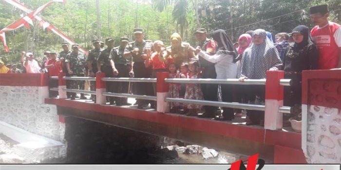 Jembatan Dusun Karang Kebun, Sudah Bisa Dilalui Kendaraan Roda Empat