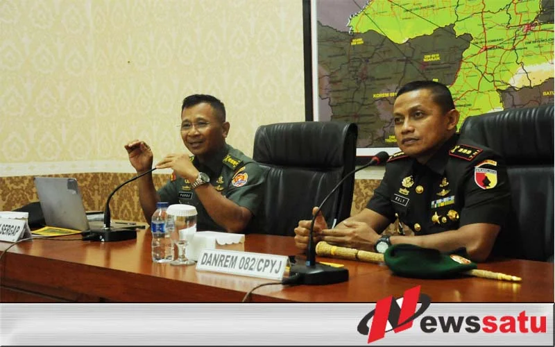 Korem 082 CPYJ Dikunjugi Tim Sergap dari Mabesad