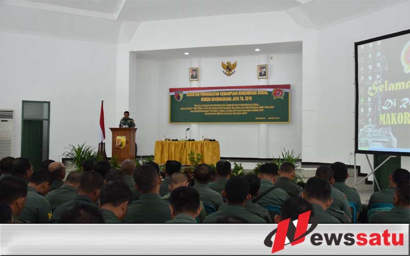 Korem 084 Bhaskara Jaya Gelar Pembinaan Komunikasi Sosial