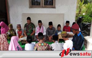 Ngaji Bareng Anak-anak di Lokasi TMMD Jember