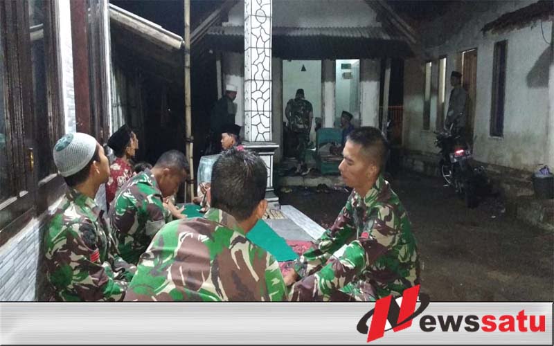 Pabintal Korem 083 Baladhika Jaya Pimpin Yasin Bersama di Lokasi TMMD
