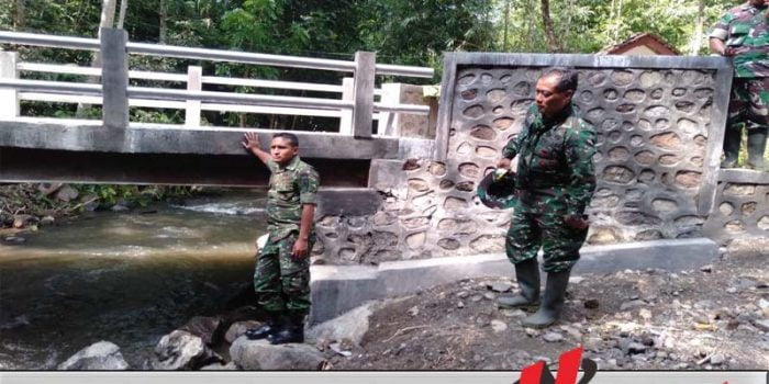 Pastikan Pengerjaan Sesuai Prosedur, Dansatgas TMMD Jember Cek Lokasi