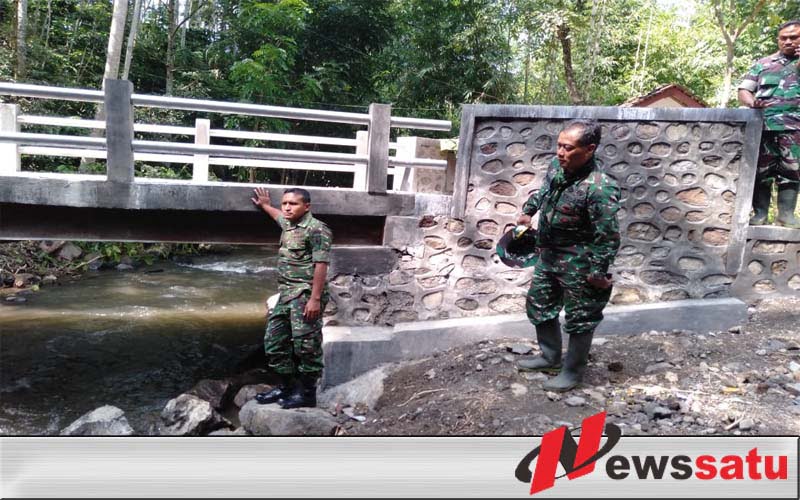 Pastikan Pengerjaan Sesuai Prosedur, Dansatgas TMMD Jember Cek Lokasi