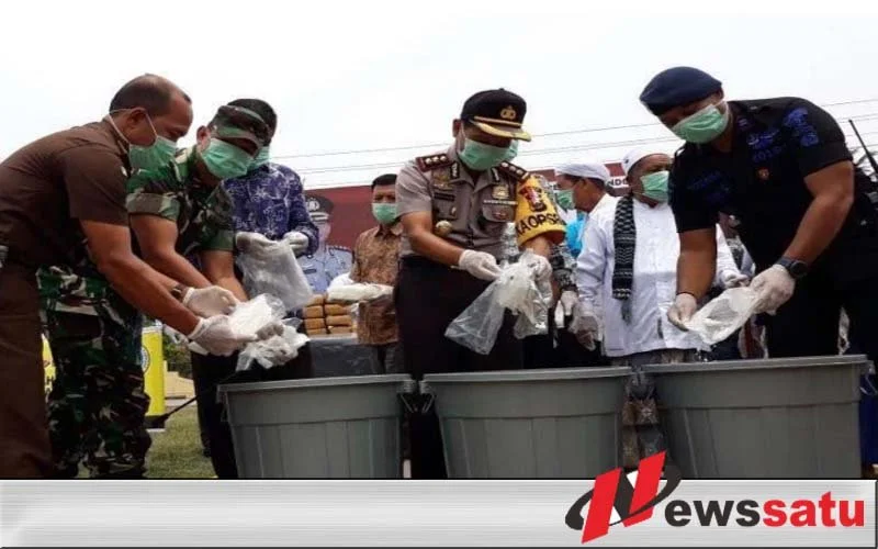 Polres Aceh Timur Ungkap Kasus Narkoba 28 Kilogram