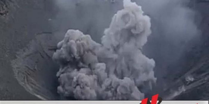 Puluhan  Desa Di Probolinggo Terpapar Abu Vulkanik Gunung Bromo