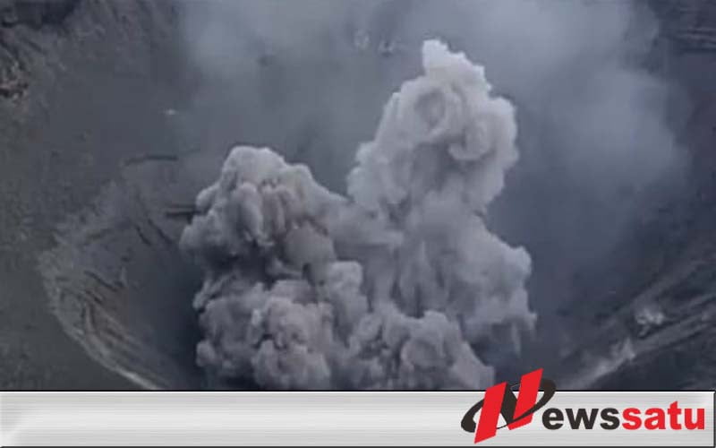 Puluhan  Desa Di Probolinggo Terpapar Abu Vulkanik Gunung Bromo