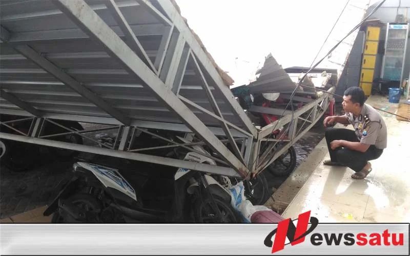 Puting Beliung Terjang Kecamatan Kota Sumenep