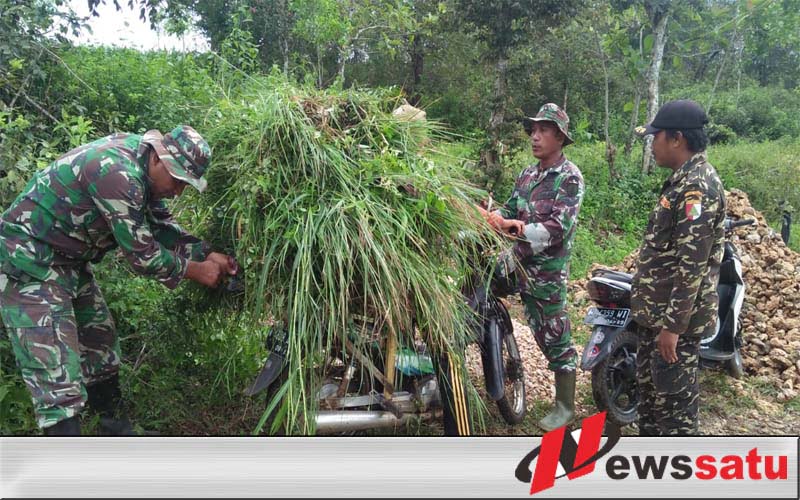 Seorang Petani Kabur Saat Dikejar Satgas TMMD Kodim Sumenep
