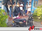Warga OKI Temukan Motor Diduga Hasil Curian Di  TPU
