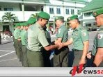 Belasan Prajurit Korem 083 Baladhika Jaya Naik Pangkat