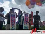 Bupati Salwa Resmikan Destinasi Desa  Wisata Bukit Luwik