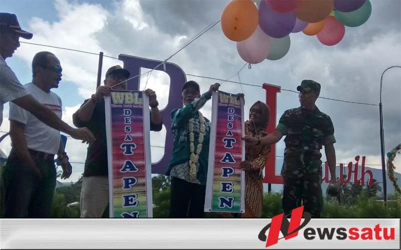 Bupati Salwa Resmikan Destinasi Desa  Wisata Bukit Luwik