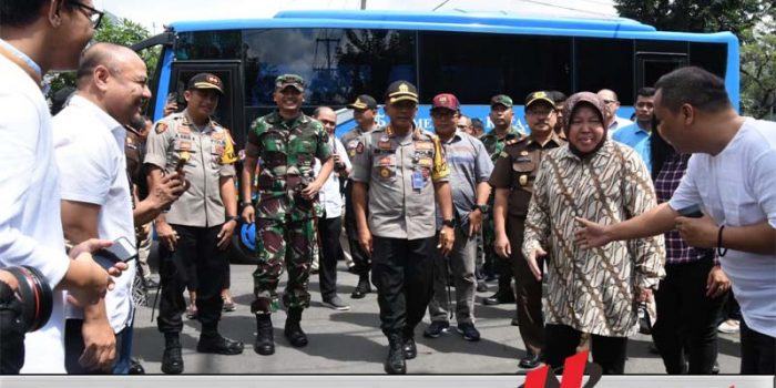 Danrem 084 Bhaskara Jaya Tinjau TPS di Surabaya