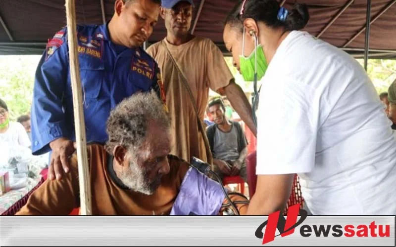 Ditpolair Polda Papua Beri Pelayanan Kesehatan Gratis