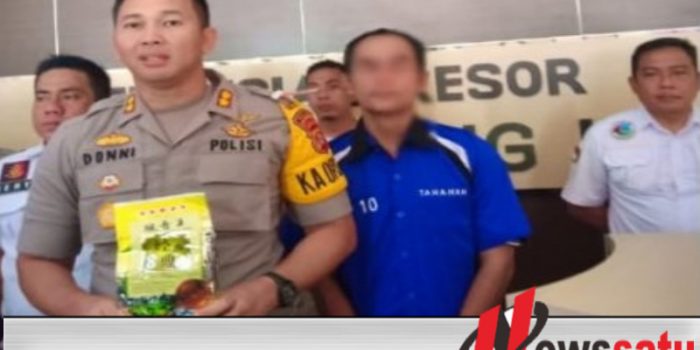 Polres OKI Gagalkan Penyelundupan 1 Kg Sabu
