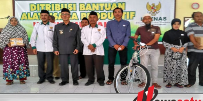 Bupati Bondowoso Serahkan Bantuan Alat Usaha Produksi Baznas